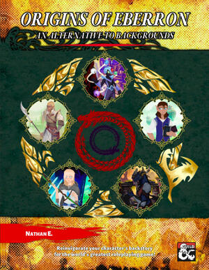 A DMsGuild supplement titled "Origins of Eberron"
